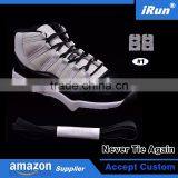 Goodbye Tie Black Flat Elastic Shoelaces For Baby Booties and Infant - Elastic Anchor No-Tie Easy Shoelaces for Trainers thumbnail-1