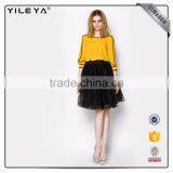 Latest Fashion Blouse Design,sexy Lady Chiffon Blouse & Top Design,long Sleeve Blouse for Ladies thumbnail-4