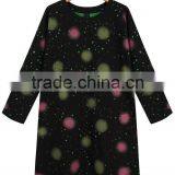 Women's European New Style Long Sleeve Printing Distressed Thick Dress thumbnail-1