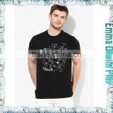 Latest Men's Printed Combed Cotton O Neck T Shirts thumbnail-1