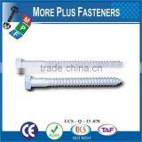 Made In Taiwan External Black Phosphate White Coated Galvanized Metric Lag Bolt thumbnail-3