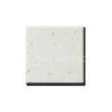 Square Non - Toxic Cream Color Bathroom Polyester Solid Surface Wall Panels
