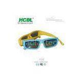Disposable Polarized Master Image 3D Glasses Blue Yellow For Kids / Children thumbnail-1