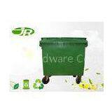 1100 Liter Plastic Waste Bin Public For Community Rectangular Standingwi 4 Wheel thumbnail-1
