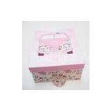 Coated Paper Cardboard Gift Packaging Boxes For Weddings Jewellery With Printed Logo