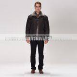 Factory Price Big Lapel Plus Size Man Feather Down Parka Jacket Coat With Fur Collar