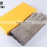 Factory Wholesale 100% Real Sheepskin Fur Gloves thumbnail-6