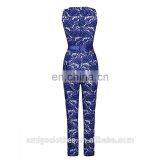 New Lace Mesh Blue Women Jumpsuit Casual Jumpsuit Wholesale thumbnail-3