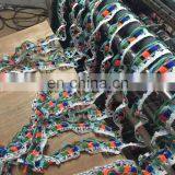 2017 Lace Border Trims Sew-on Lace With Fringe Tassel Pom Poms Trim Yard