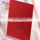 ACW1035 Chinese Red Stock Affordable Wedding Invitations