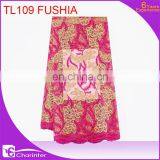 Free Shipping Wedding Dress Lace Tulle Lace Fabric Swiss Voile Lace Embroidery thumbnail-5