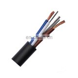 factory supply hybrid/composite fiber optic cable has copper wire for telecommunication and power transport