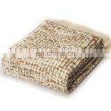 High Quality Stock Products Decorative 50*60'' Woven Throw Blanket With Tassels thumbnail-1