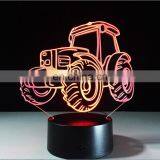 Heavy Trucks 3D Night Light Car Lamp Usb 7 Colors Changing LED Bedroom Lamp Party Decor Lamp Boy Gift Touch Light thumbnail-4