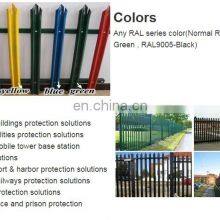 Factory Supply Outdoor Security Fence Steel Palisade Fence thumbnail-4