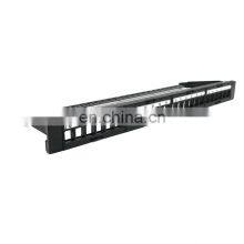 MT-4212 New Product Detachable 1U 24port 19 Inch Blank Patch Panel With Cable Manger thumbnail-3