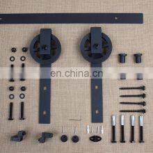 Spoke Wheel Garrick Barn Door Hardware Kit Set For Interior Barn Door thumbnail-2