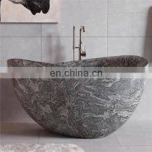 Cheap Price White Marble Stone Bathtub for Sale thumbnail-1