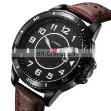 Sinobi Mens Watches in Wristwatches Luxury S9860G Wholesale Customize Watch Relogio Masculino Quartz Luxury Leather Watch Mens thumbnail-1
