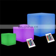 3d led cube light / 16coours change flash control by remote LED Cube Seat Lighting 10cm 20cm 30cm 40cm