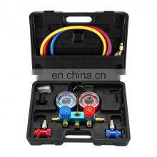 CT-536 ALC Aluminum Manifold Gauge Set HVAC Refrigeration System Auto Air Conditioner AC Charging R134A R502 R410A Manifold ac thumbnail-4