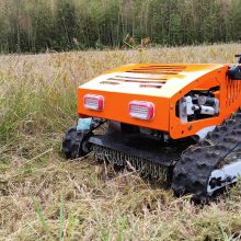 petrol self-charging generator 500mm cutting width cordless robotic lawn mower for hills