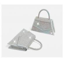 Women's Bag With Rhinestone Fashion Design Bling Handbag thumbnail-3