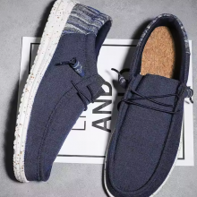 Spring Autumn Fashion Loafers Shoes Men Classic High Quality Denim Comfortable Drive Boat Shoes thumbnail-5