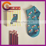 2014 Custom Glossy Lamination Printed Paper Socks Box thumbnail-1