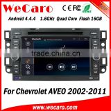 Wecaro WC-CU7011 Android 4.4.4 car stereo 2 din for chevrolet aveo car radio navigation system radio gps bluetooth 2002 -2011