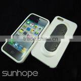 Tpu+pc+metal With Stand Case for Iphone5