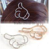 Rhinestone Side Clamp Clip, Thumb Finger Clip ,hair Clips thumbnail-5