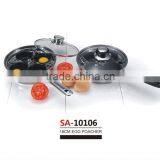 Stainless Steel Cake Mould 4 Cups Stainless Steel Egg Poacher Pan