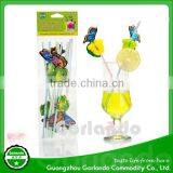 Modern Hot Sell Fancy Butterfly Plastic Drinking Straw thumbnail-5