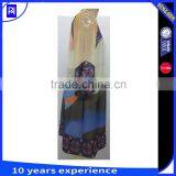 100% Silk Chiffon Digital Print Combo Casual Straight Dress Women Long Sleeve Elegant Graceful thumbnail-3