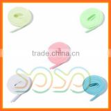 YoYo New Style Fluorescence Flat Polyester Shoelace With High Quality Mini Order Accept