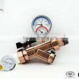 Brass Manifold With Digital Gauge and Ball Valve for Underfloor Heating System thumbnail-2
