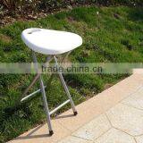Strong and Durable 45H Metal Leg and Plastic Triangle Folding Stool thumbnail-3