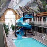 Hot Indoor Swimming Slides,spiral Water Slide for Summer Kids Water Pool Slide Play thumbnail-4