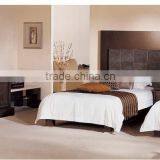 Modern Young Style MDF Veneer Finished Hotel Room Standard Size Low Budget High Quality Hotel Furniture ZP-KF14A thumbnail-1