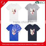 Wholesale Solid Color Short Sleeve Round Neck Men T-shirt Manufacturer thumbnail-1