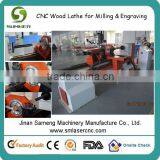 cnc lathe machine specification/ 4 axis lathing machine/3 axis lathing machine for wood chair legs stair handrail cnc wood lathe