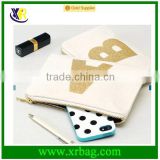 wholesale canvas pouch/canvas cosmetic bag