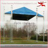 Concert Used Aluminum Mobile Stage Truss System With Canaopy