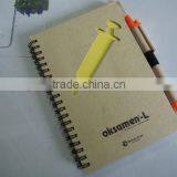 With a Ballpen Recycled Spiral Hard Cover Notebooks