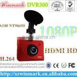 Newest 2014 DVR-300 Car DVR With 1080P H.264 Wide Angle Camera,Tachograph With HDMI HD Output thumbnail-1