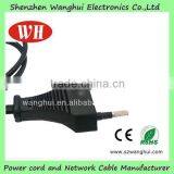 Copper Conductor ac Power Cord for tv 2 Pin ac Power Cord thumbnail-3