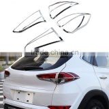 4Pcs/Set ABS Chrome Car Taillight Rear Lamp Cover Decorative Molding Frame Trim For Hyundai Tucson 3th 2015 2016                        
                                                Quality Choice