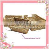 2012 Promotional Rectangular Seagrass Hamper Basket thumbnail-1