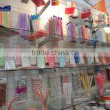 Disposable Food Grade Plastic Drinking Straw AD Straw